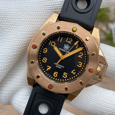 ★BigSale★Steeldive SD1945S Bronze 3000m Deep Dive Watch