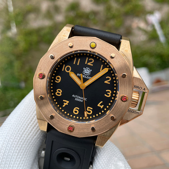 ★BigSale★Steeldive SD1945S Bronze 3000m Deep Dive Watch