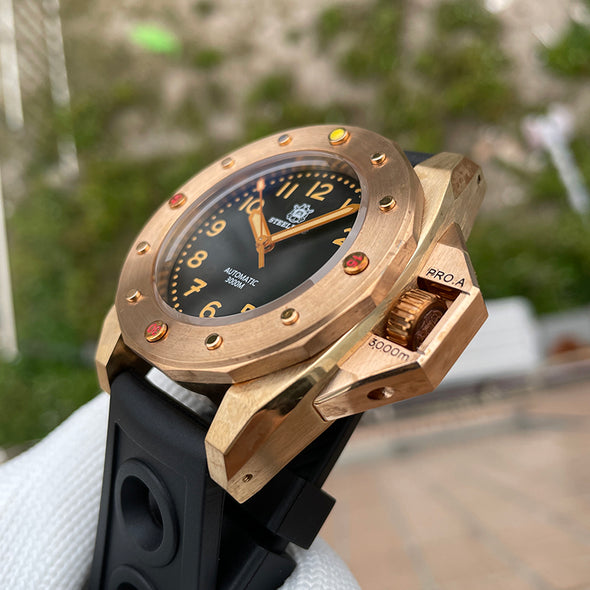 ★BigSale★Steeldive SD1945S Bronze 3000m Deep Dive Watch