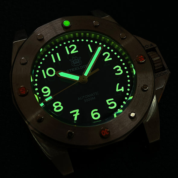 ★BigSale★Steeldive SD1945S Bronze 3000m Deep Dive Watch