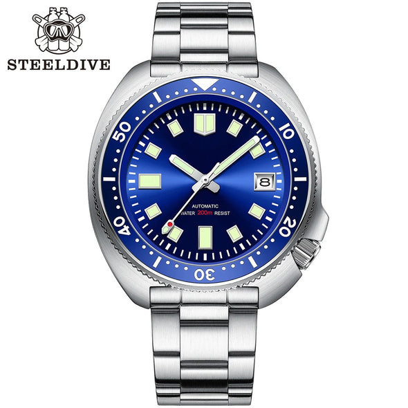 ★BigSale★Steeldive SD1970 6105 Turtle Diver Watch V2