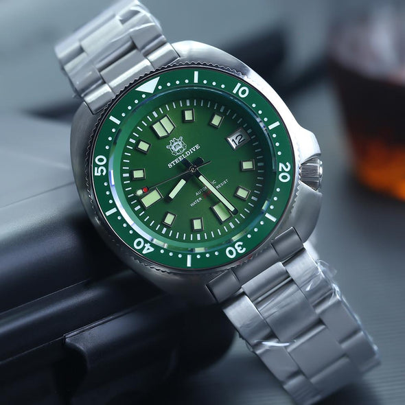 ★BigSale★Steeldive SD1970 6105 Turtle Diver Watch V2