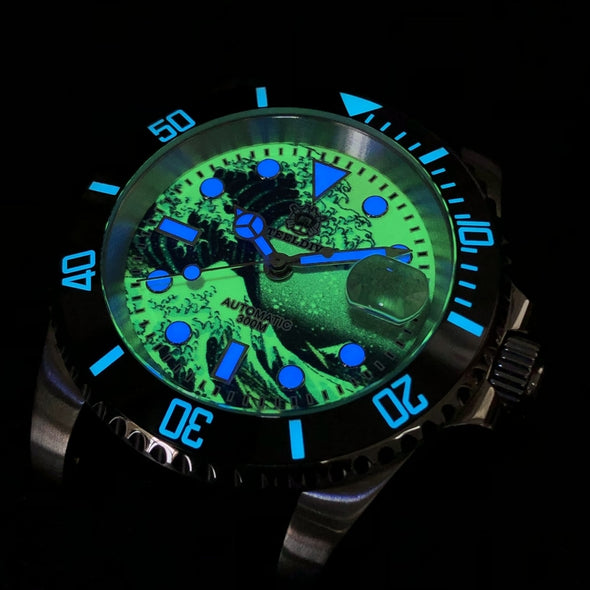 ★BigSale★Steeldive SD1953 Great Wave Sub Diver Watch