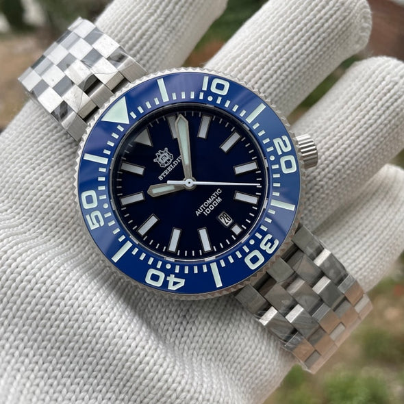 ★BigSale★Steeldive SD1976P Monoblock 48mm Diver Watch