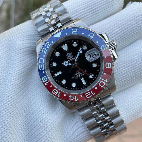 ★BigSale★Steeldive SD1993 NH34 GMT Automatic Watch V2