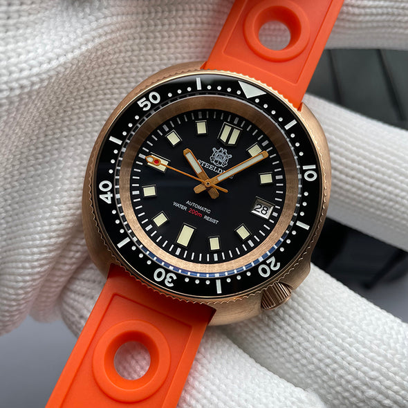 Steeldive SD1970S Bronze 6105 Turtle Diving Watch V2