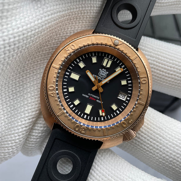 Steeldive SD1970S Bronze 6105 Turtle Diving Watch V2