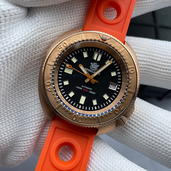 Steeldive SD1970S Bronze 6105 Turtle Diving Watch V2