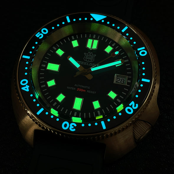 Steeldive SD1970S Bronze 6105 Turtle Diving Watch V2