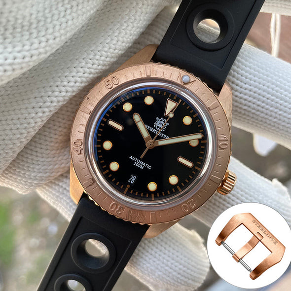 Steeldive SD1965S Solid Bronze Watch