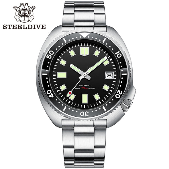 ★BigSale★Steeldive SD1970 6105 Turtle Diver Watch V2