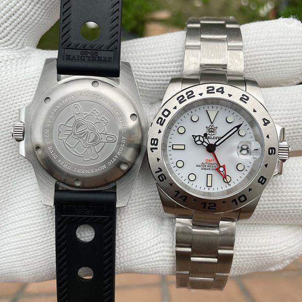 ★BigSale★Steeldive SD1992 NH34 GMT Automatic Watch