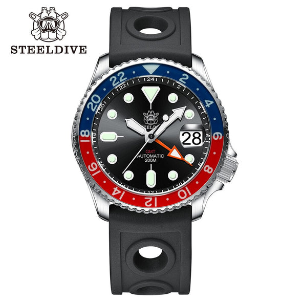 Steeldive SD1994L Sapphire Bezel NH34 GMT Watch